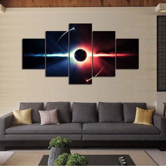Yin Yang Star – Space Canvas Wall Art