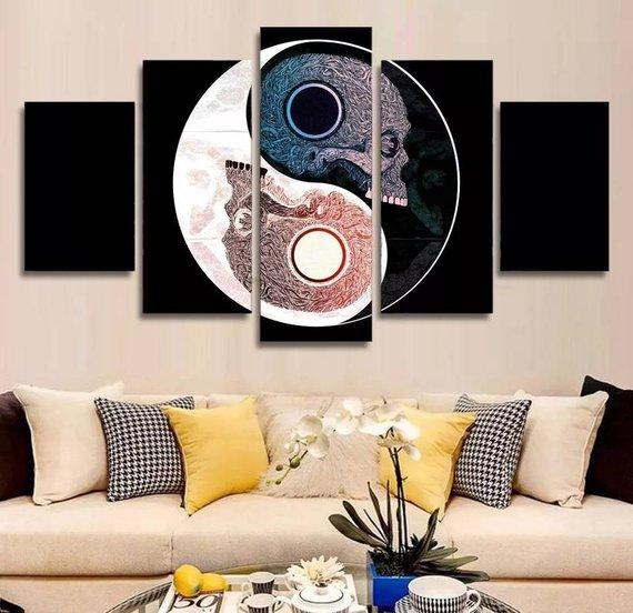 Ying And Yang – Abstract Canvas Wall Art
