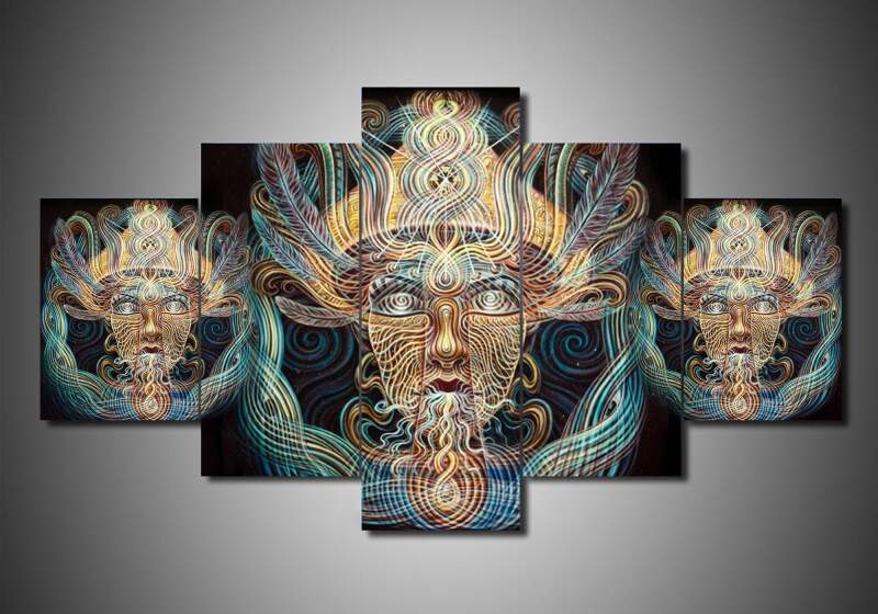 Yoga – Abstract Canvas Wall Art