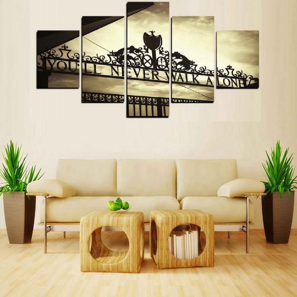 You Will Never Walk Alone – Abstract Canvas Wall Art