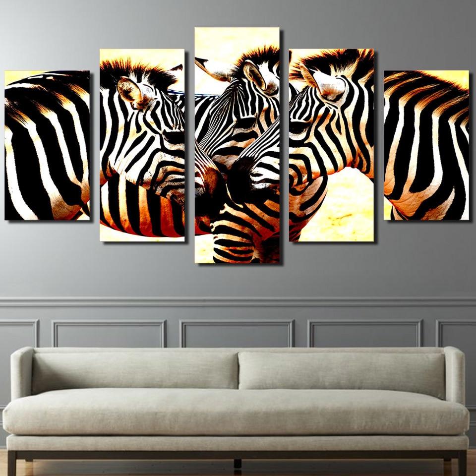 Zebra Mane – Animal Canvas Wall Art