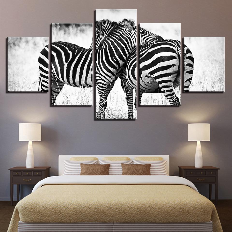 Zebras Horses – Animal Canvas Wall Art