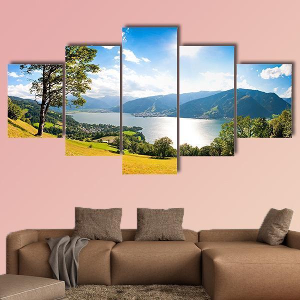 Zeller Lake In Salzburg Austria – Nature Canvas Wall Art