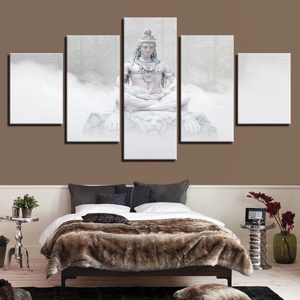 Zen Meditation Sitting – Religion Canvas Wall Art