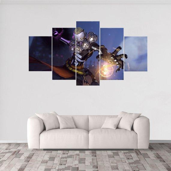 Zenyatta Overwatch Gaming Canvas Wall Art