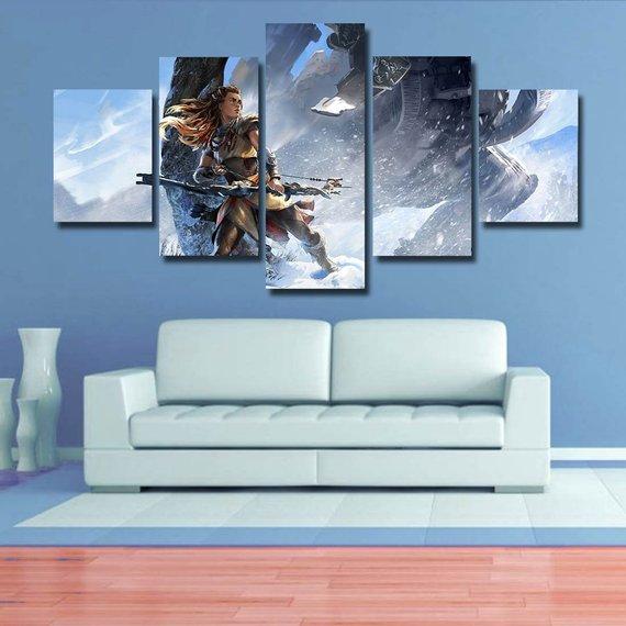 Zero Dawn Horizon Gaming Canvas Wall Art