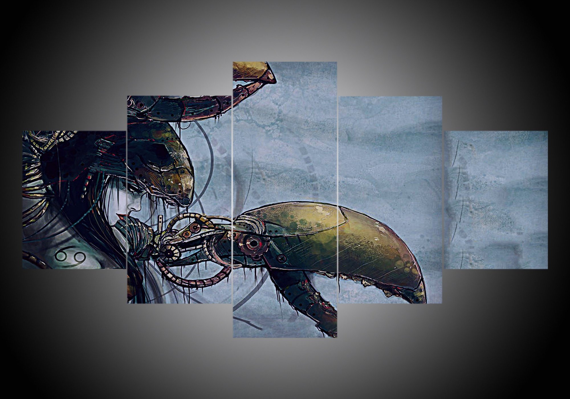 Zodiac – Cancer – Abstract Canvas Wall Art