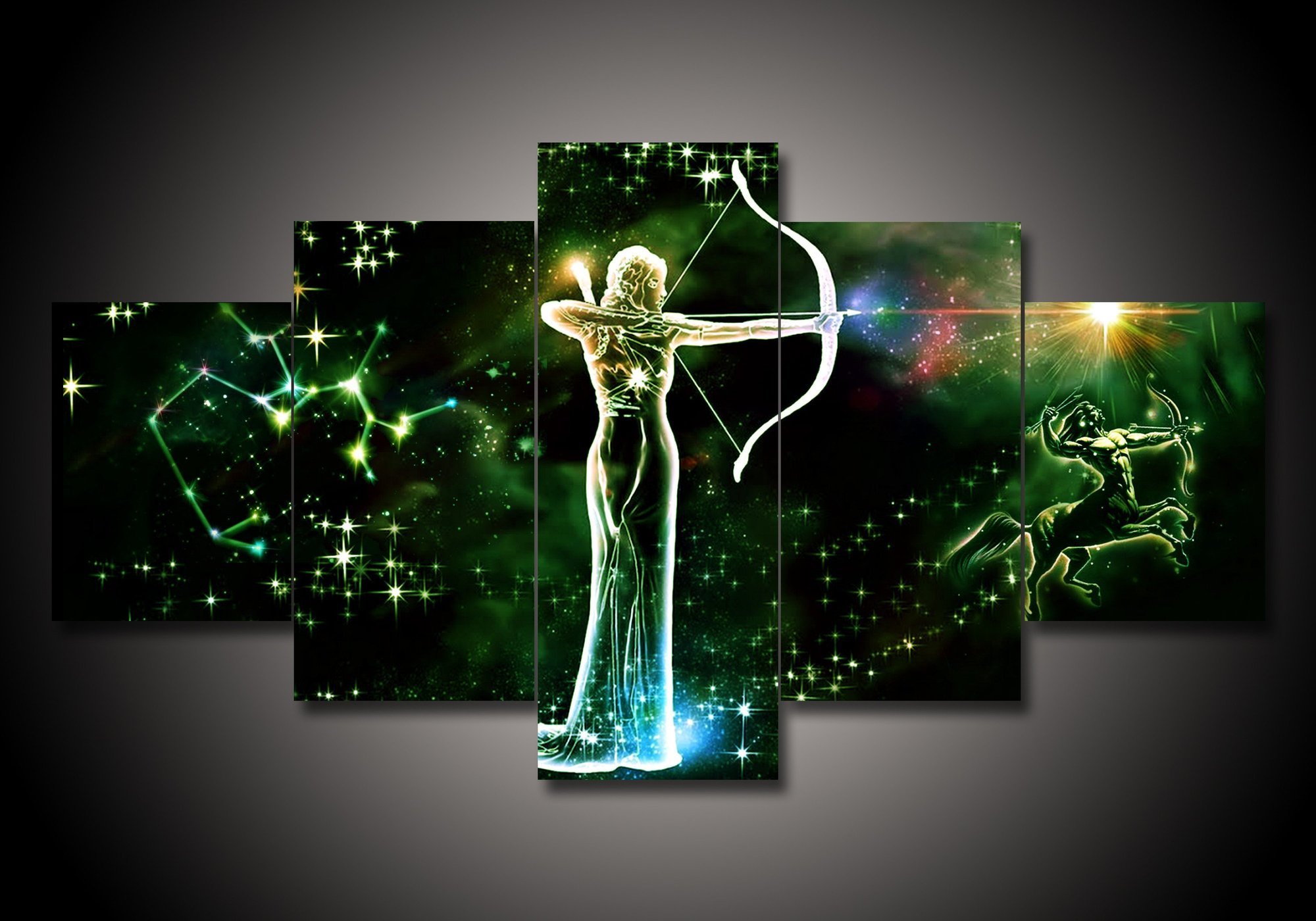 Zodiac – Sagittarius – Abstract Canvas Wall Art