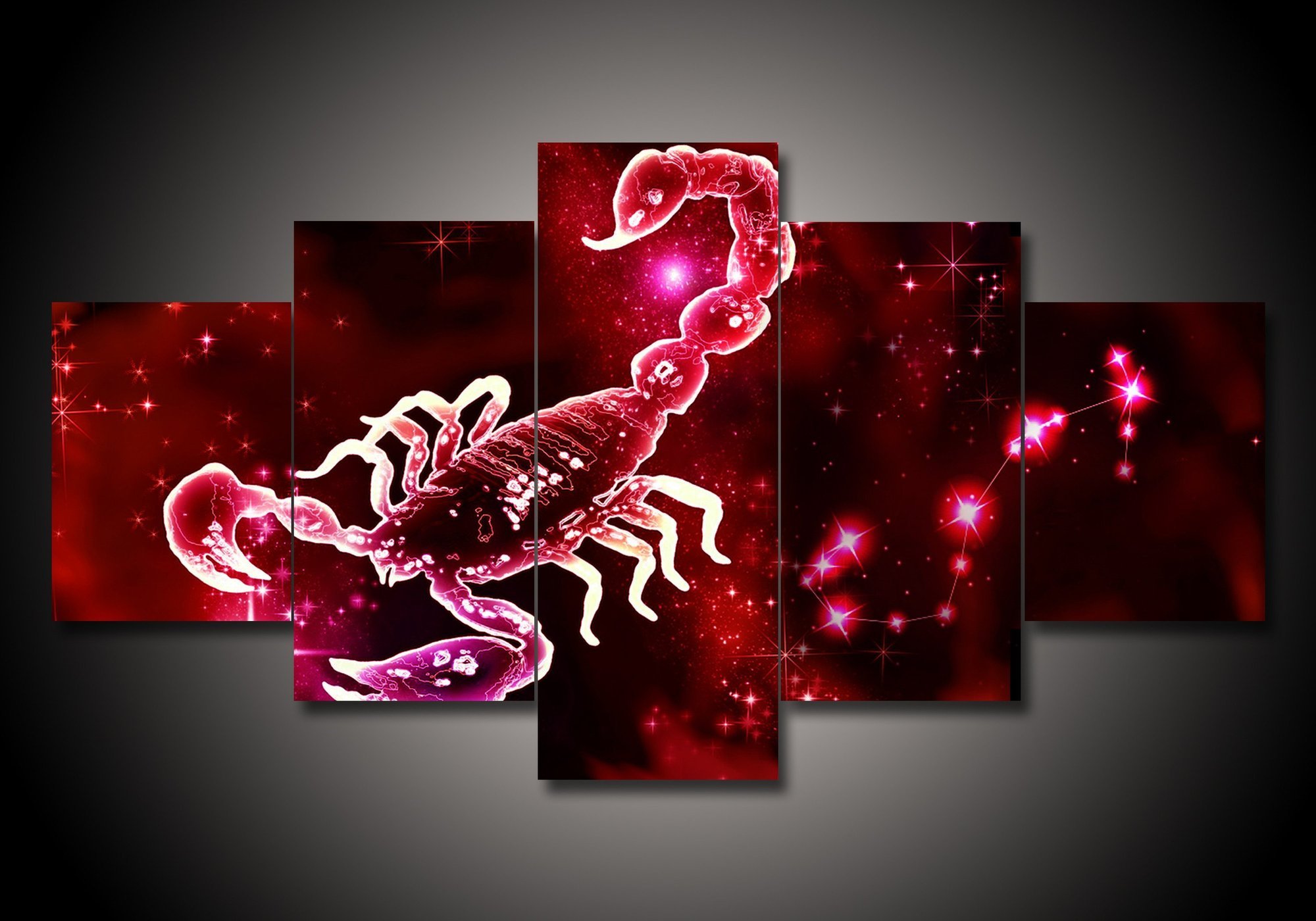 Zodiac – Scorpio – Abstract Canvas Wall Art