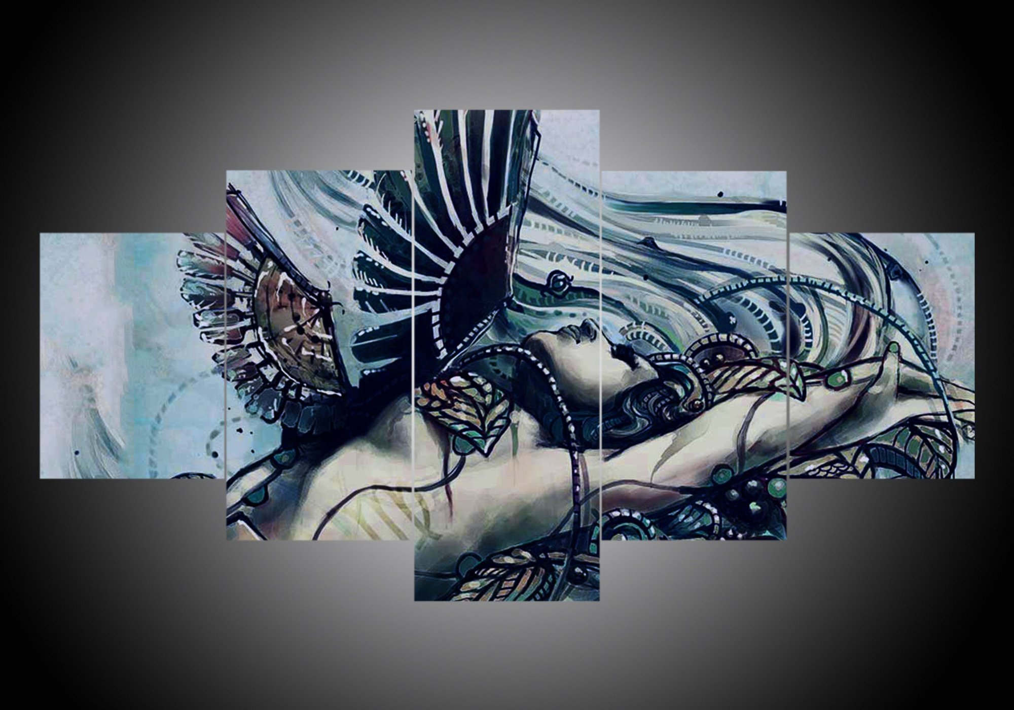 Zodiac – Virgo – Abstract Canvas Wall Art