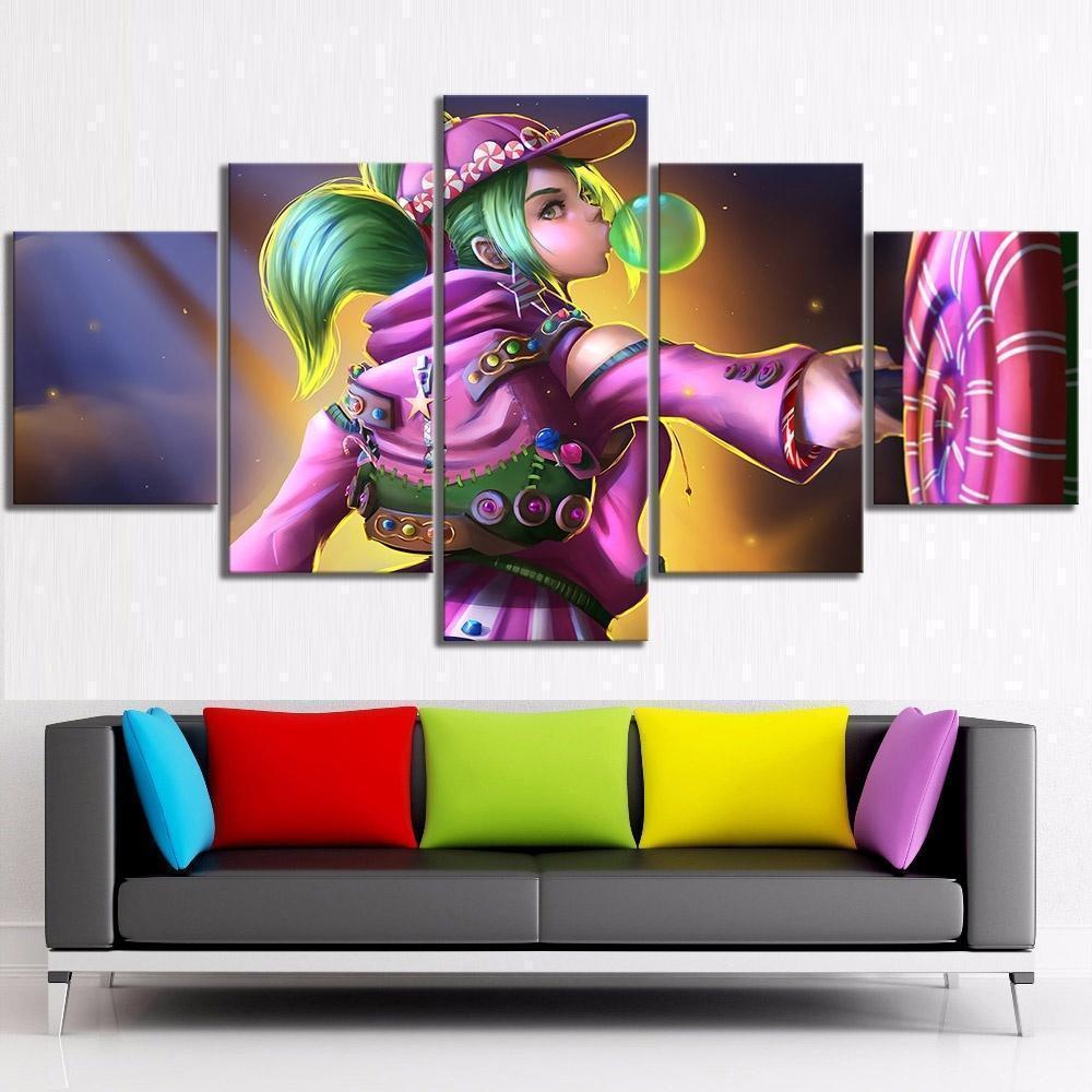 Zoey Girl Fortnite – Gaming Canvas Wall Art