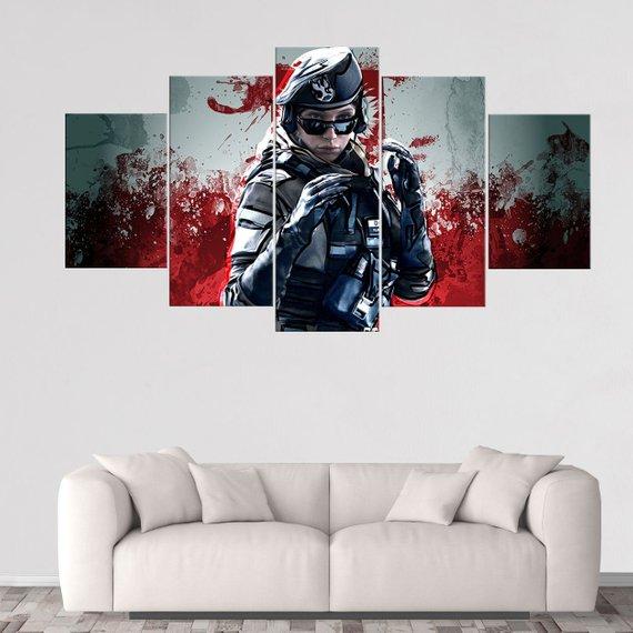 Zofia Rainbow Six Siege Gaming Canvas Wall Art