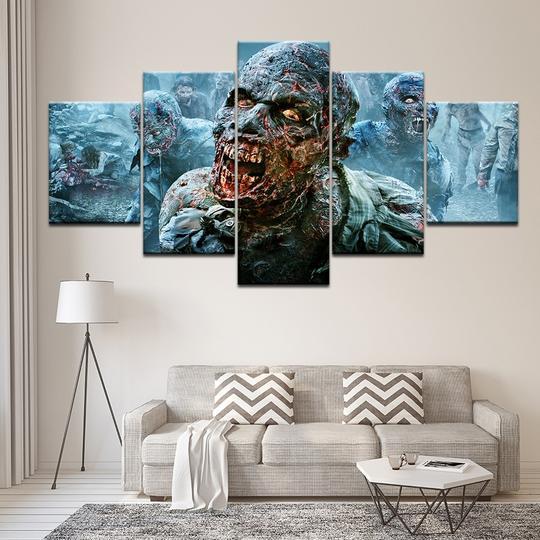 Zombie 09 – Movie Canvas Wall Art