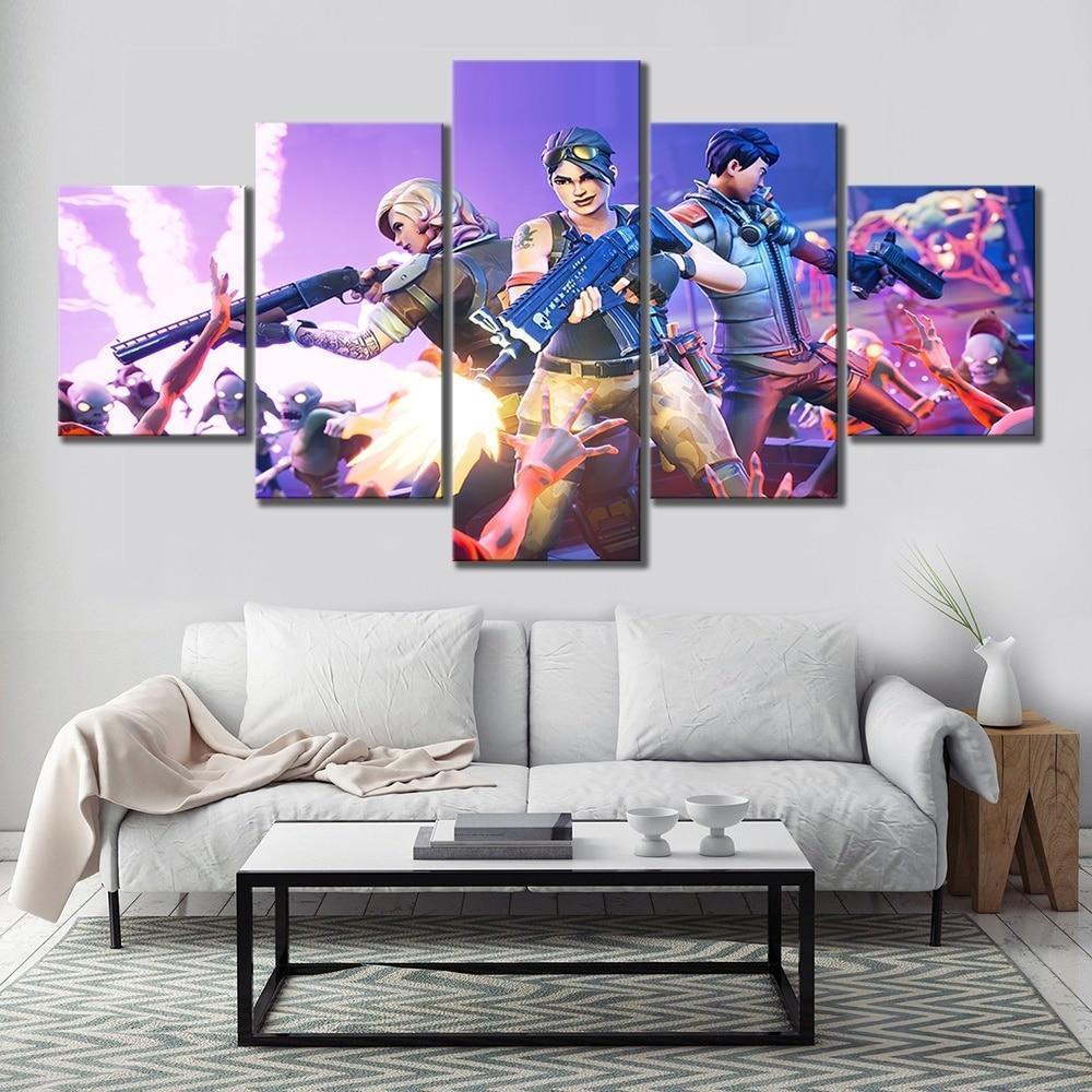 Zombies Shooter – Gaming Canvas Wall Art