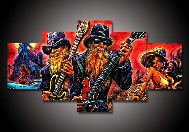 Zz Top – Music Canvas Wall Art
