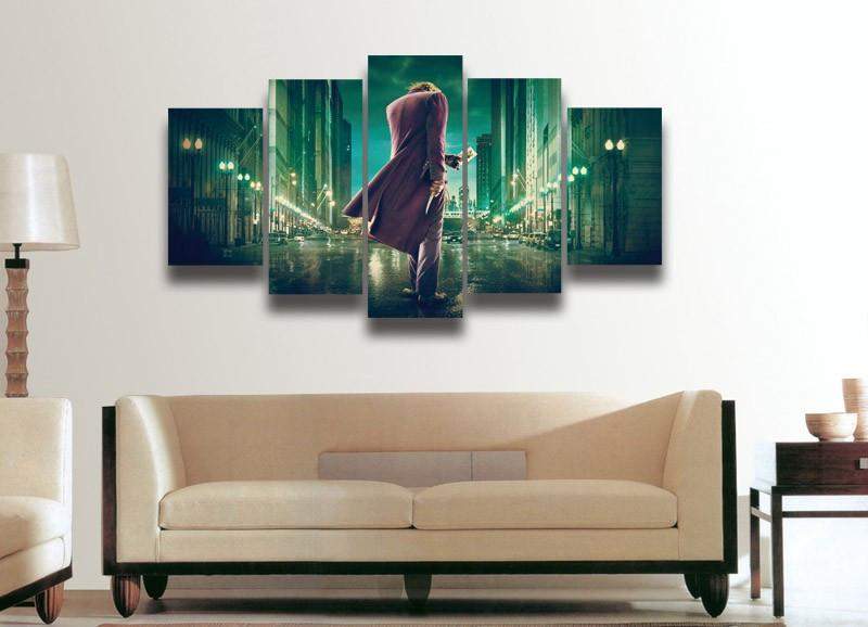 Batman Joker Print Canvas Wall Art