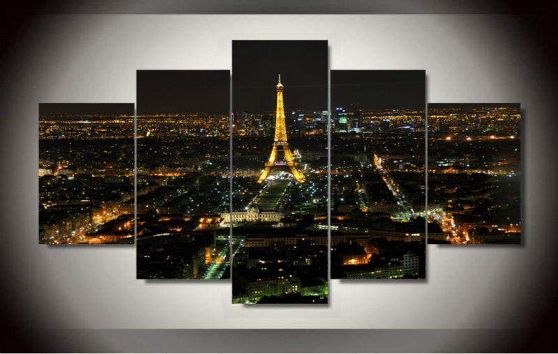 Eiffel Tower Canvas Wall Art Eiffel Tower Canvas Wall Art