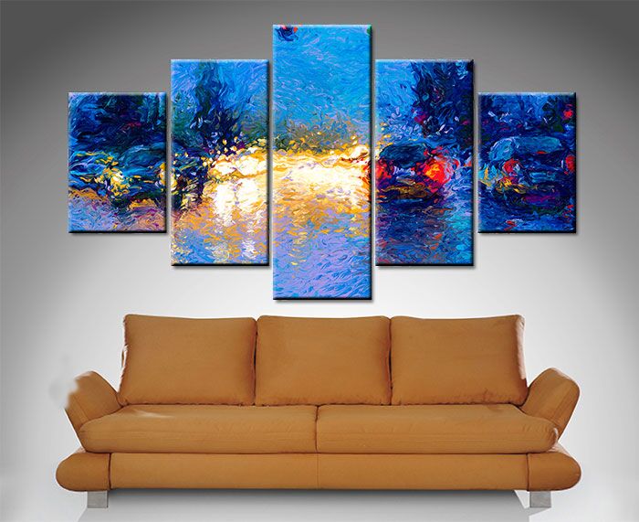 Market Street Canvas Wall Art