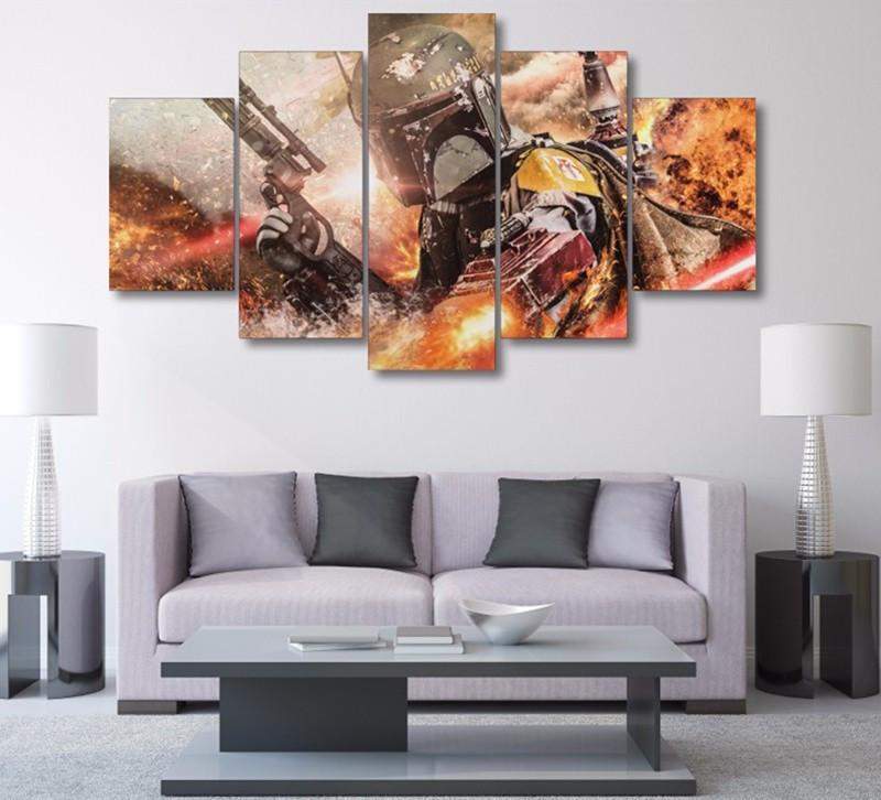 Star Wars Boba Fett Canvas Wall Art