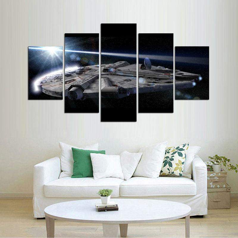 Star Wars Aircrafts Canvas Wall Art