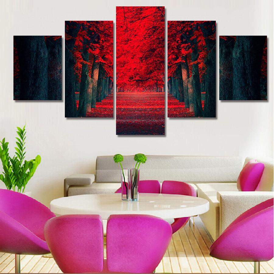 Beautiful Red Woods Canvas Wall Art Beautiful Red Woods Canvas Wall Art