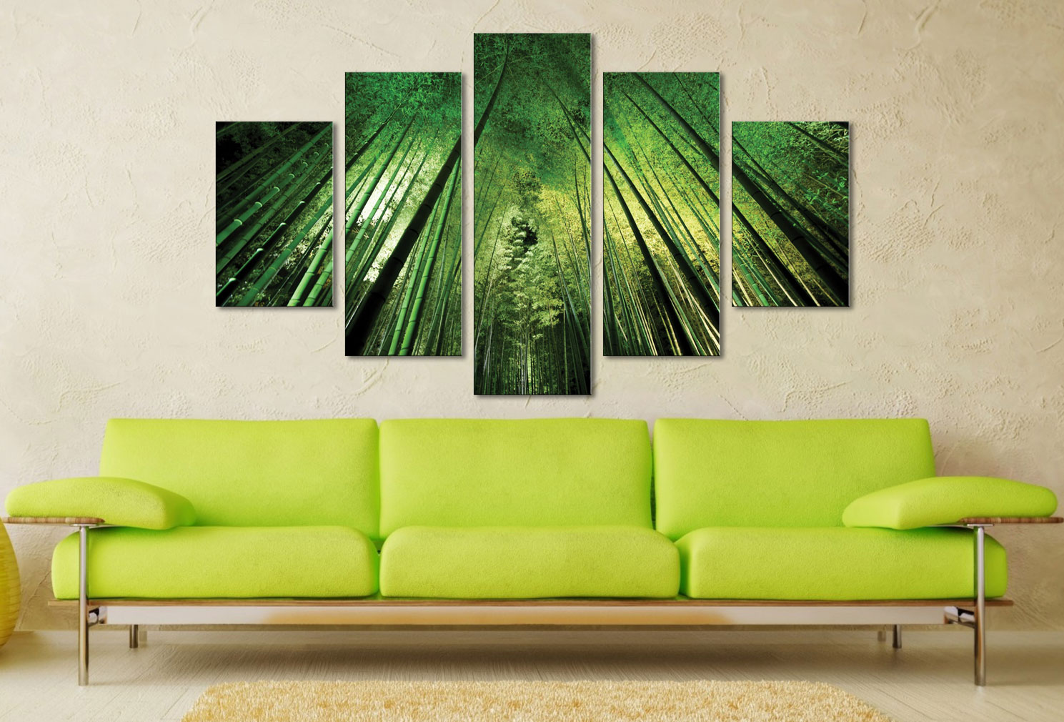 Bamboo Nights Canvas Wall Art Bamboo Nights Canvas Wall Art