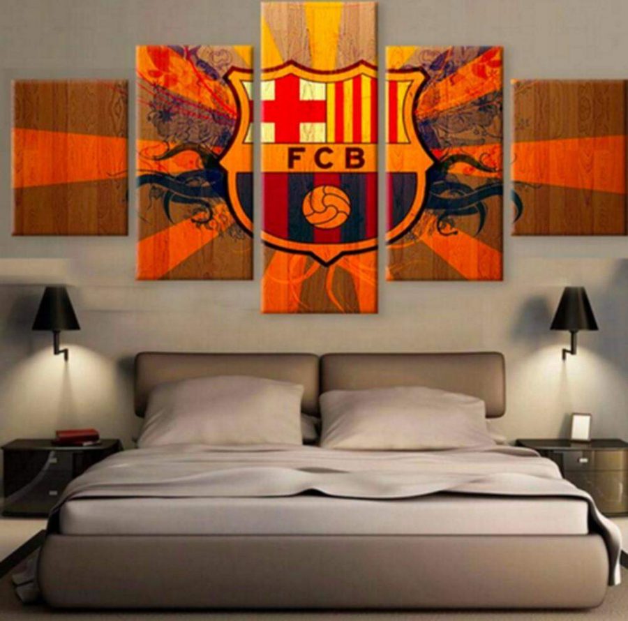 Barcelona Fcb Canvas Wall Art