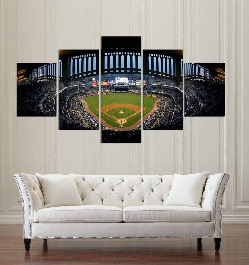 Baseball Stadium Canvas Wall Art