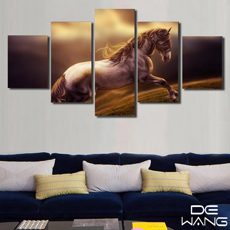 Brown Horse Canvas Wall Art Brown Horse Canvas Wall Art