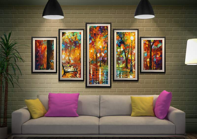 Colorful Night Canvas Wall Art