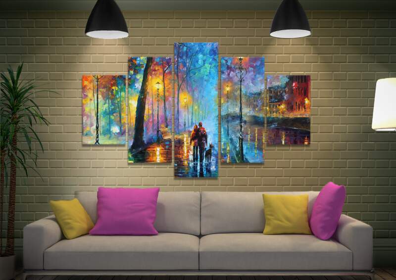 Melody Of The Night Canvas Wall Art