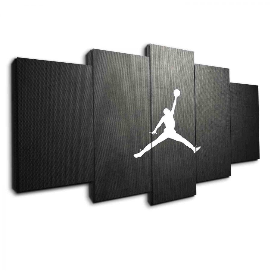 Classic Michael Jordan Logo Canvas Wall Art