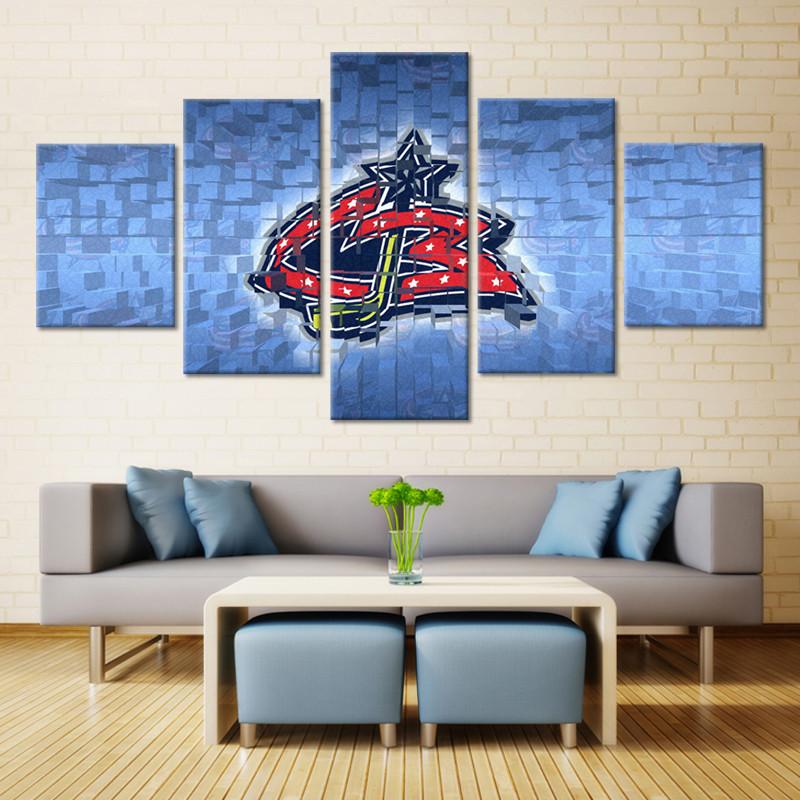 Columbus Blue Jackets NHL Team Canvas Wall Art