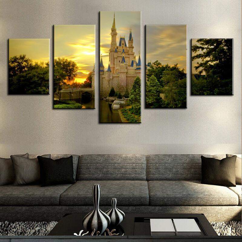 European City Canvas Wall Art European City Canvas Wall Art