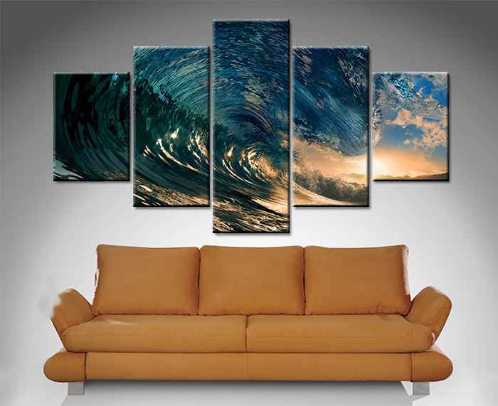 Crystal Waves Canvas Wall Art Crystal Waves Canvas Wall Art