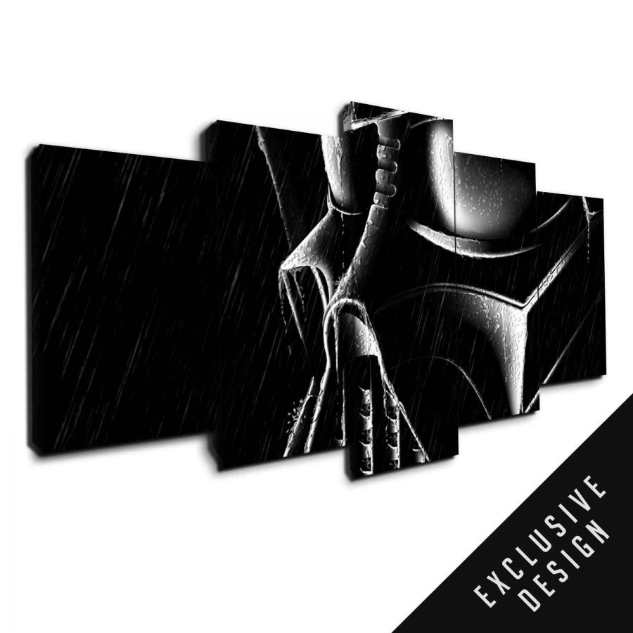 Darth Vader In Storms Canvas Wall Art