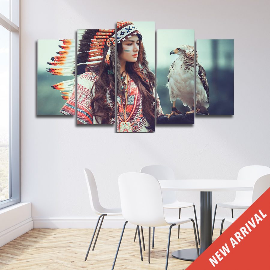 Eagle Indigenous Canvas Wall Art Eagle Indigenous Canvas Wall Art