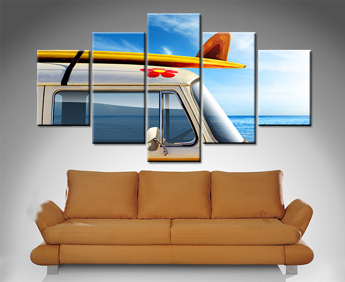 Going Surfing Canvas Wall Art