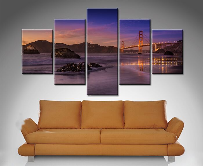 Golden Gate Canvas Wall Art Golden Gate Canvas Wall Art