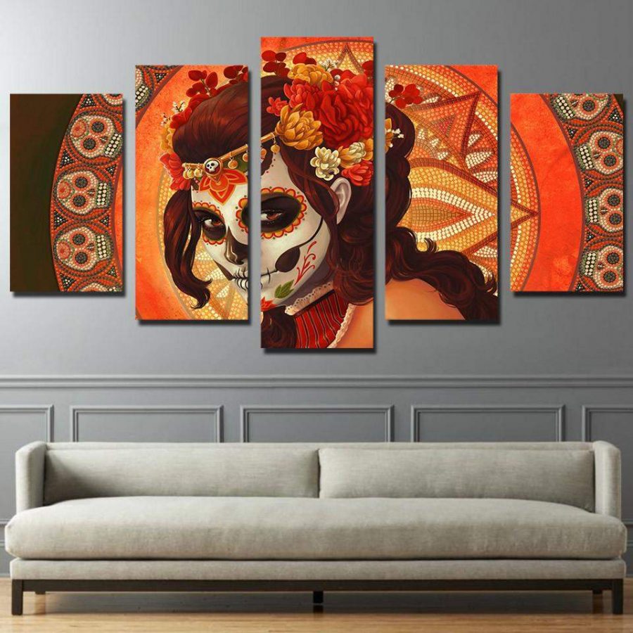 The Halloween Doll Canvas Wall Art The Halloween Doll Canvas Wall Art