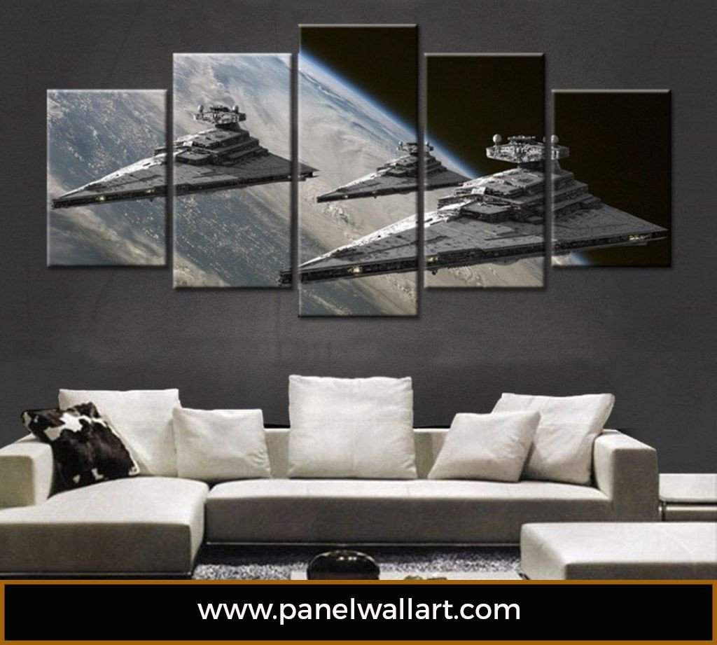 Imperial Star Destroyer Star Wars Canvas Wall Art