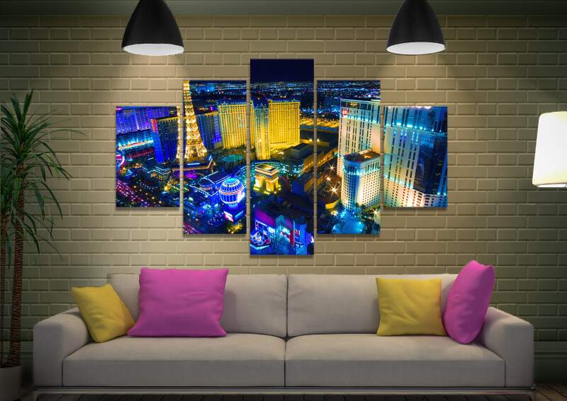 Las Vegas Canvas Wall Art Las Vegas Canvas Wall Art