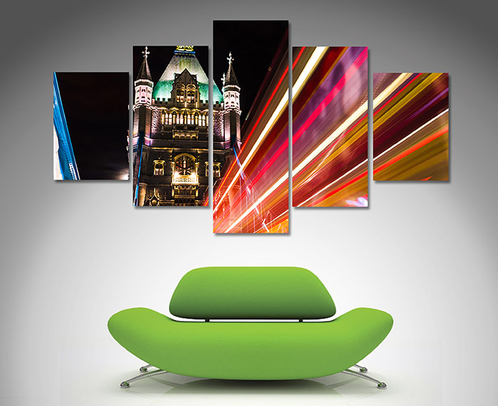 London In Motion Canvas Wall Art