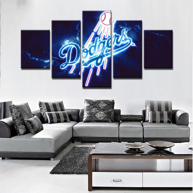 Los Angeles Dodgers Team Canvas Wall Art