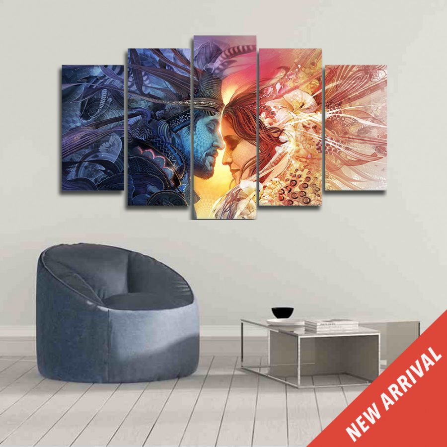 Love Indigenous Canvas Wall Art