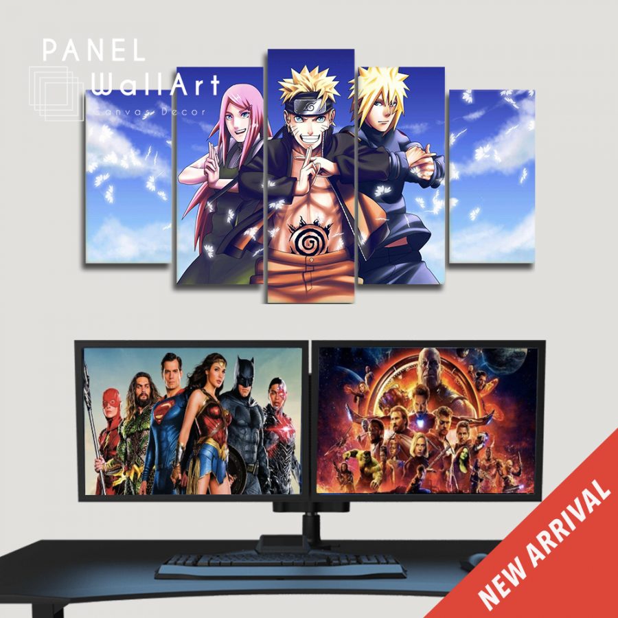 Naruto And Friends Anime Canvas Wall Art