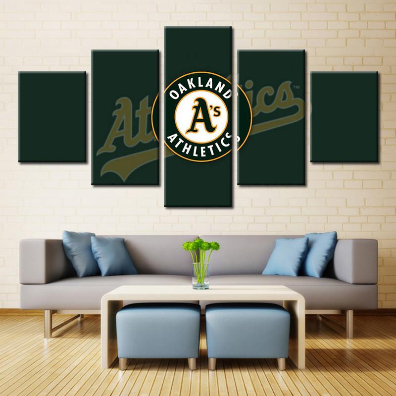 Oakland Athletics Sports Canvas Wall Art