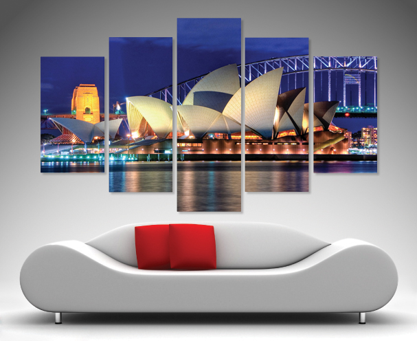 Opera House Canvas Wall Art Opera House Canvas Wall Art