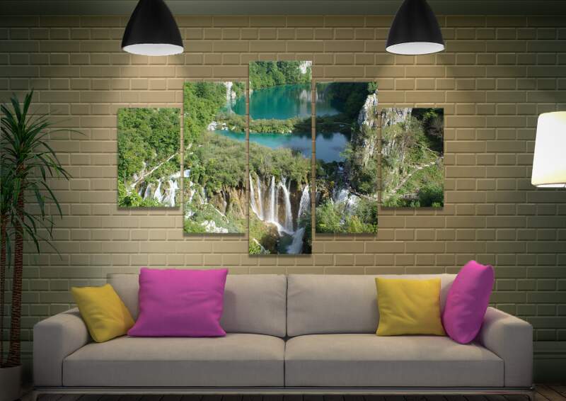 Plitvice Lakes Canvas Wall Art Plitvice Lakes Canvas Wall Art