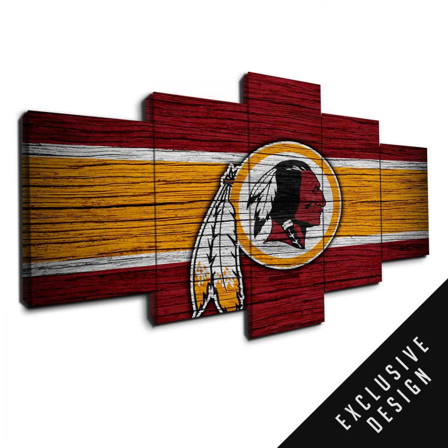 Redskins Baseball Team Symbol Canvas Wall Art